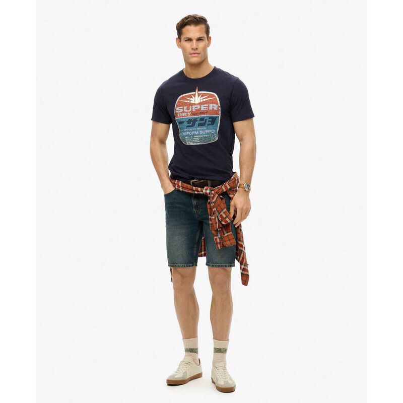 Superdry Gasoline Graphic Relaxed Tee image number 3